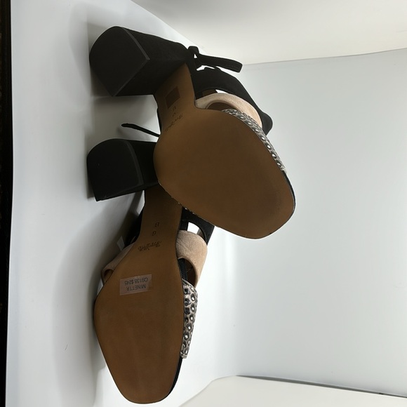 COACH Minetta Land Snake/Suede Heels NIB size 6 - Picture 7 of 13